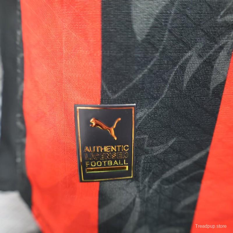 Player Version 25/26 AC Milan Home Long Sleeve Jersey