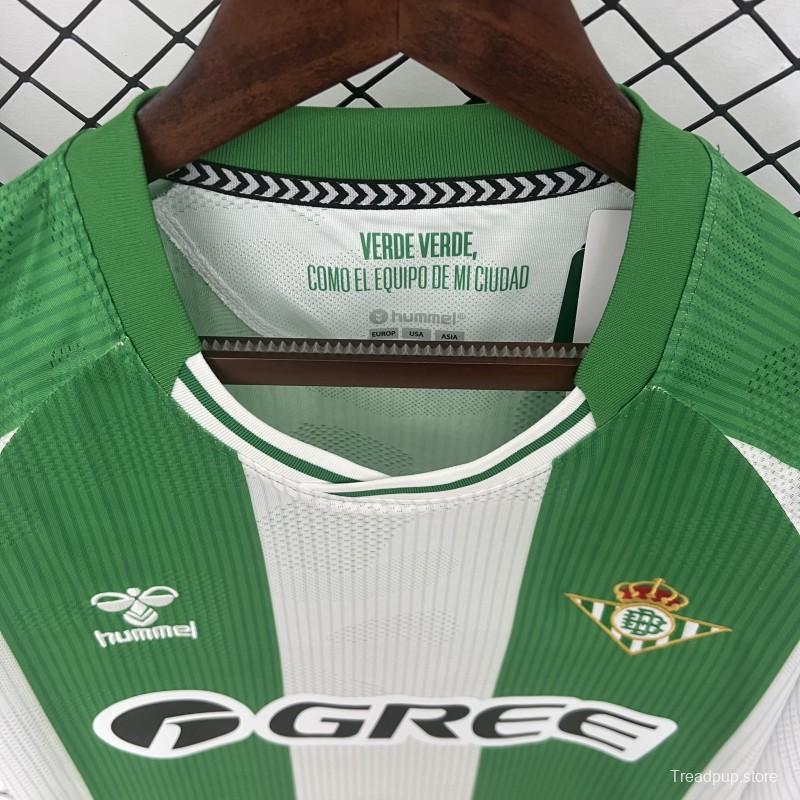 25/26 Real Betis Home Jersey