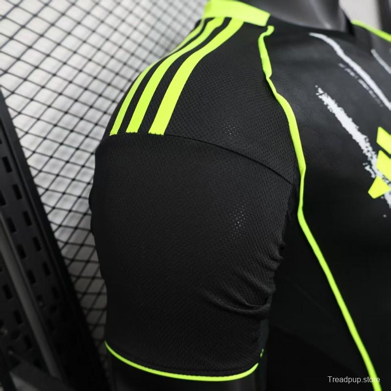 Player Version 25/26 Al Ahly FC Away Black Jersey