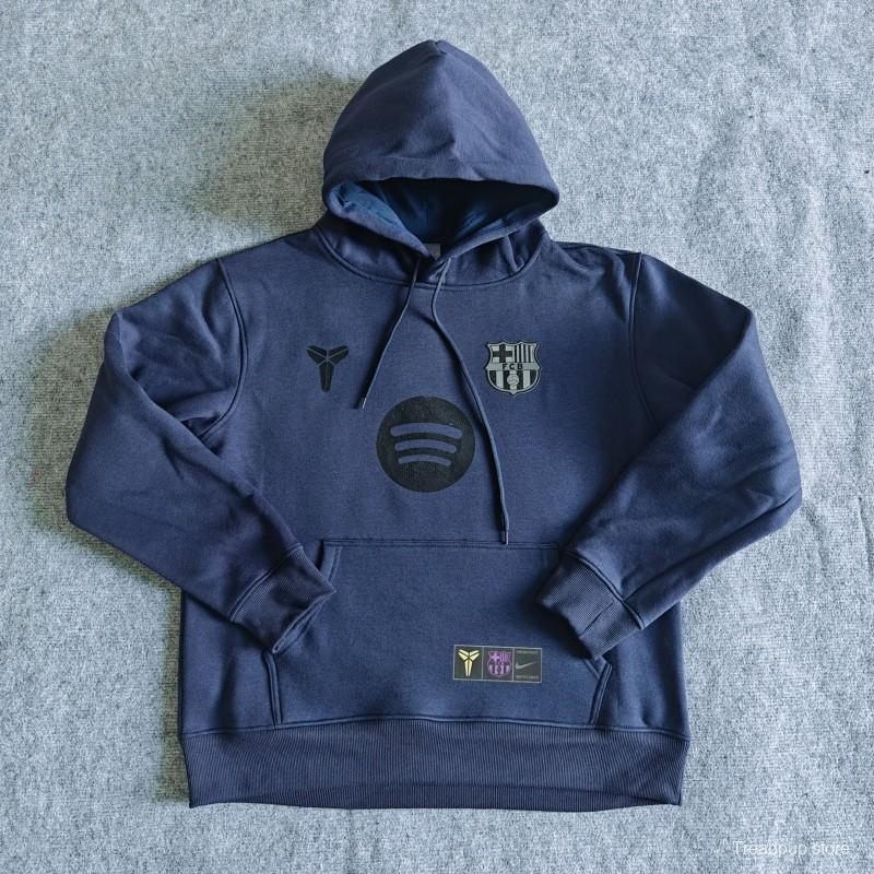 25/26 Barcelona Fleece-lined Kobe Fleece-lined hoodie 9 Colors