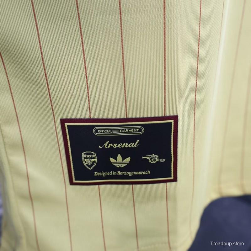 Player Version 25/26 Arsenal Yellow Special Jersey