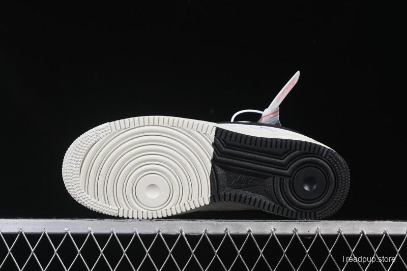 Nike Air Force 1'07 Low Casual Sneakers in White Black Gray - YF9511-805