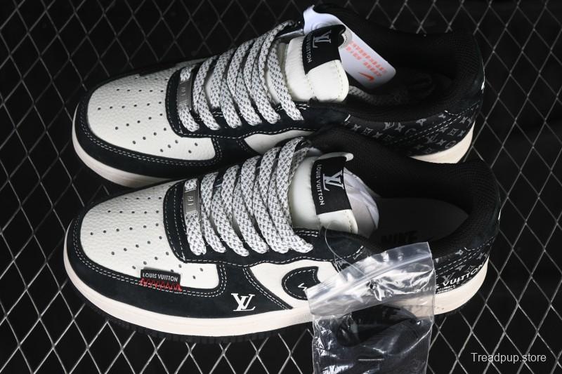 Nike Air Force 1 '07 Low LV Collaboration Stitched Label Print Casual Sneakers - CX5050-Y10