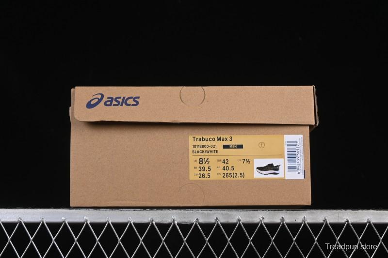 Asics Trabuco Max 3 Sports Casual Breathable Professional Running Shoes - 1011B800-021
