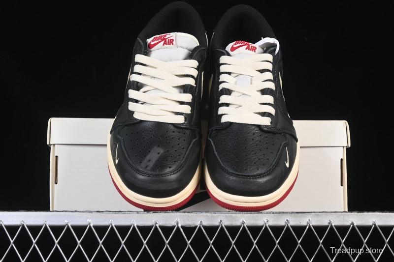 Nike Nigel Sylvester x Air Jordan 1 Low Casual Lifestyle Sneakers - IB8958-001
