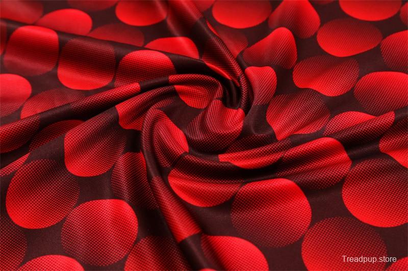 25/26 Feyenoord Red Black Camouflage Half Zipper Jacket+Long Pants