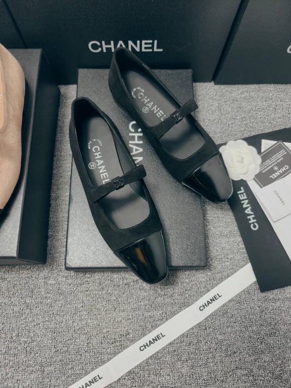 Chanel Classic Slingback Bow Flats - LY00290