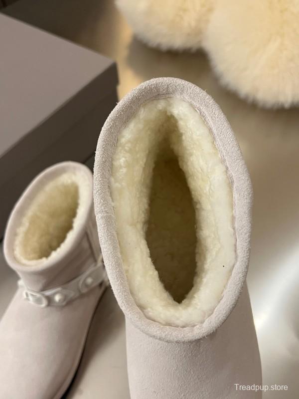 Balenciaga Fall Winter New Buckle Studded Snow Boots - LY00300