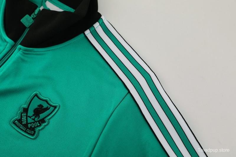 25/26 Liverpool Green Full Zipper Jacket +Long Pants