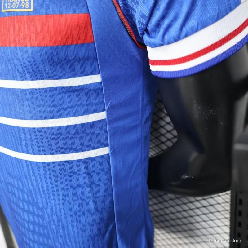 Player Version 1998 France Home Jersey