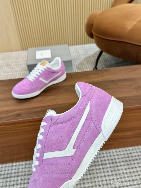TOM FORD 2025 SS Casual Sneakers with Classic Color Blocking and Imported Leather Insole - AS00350