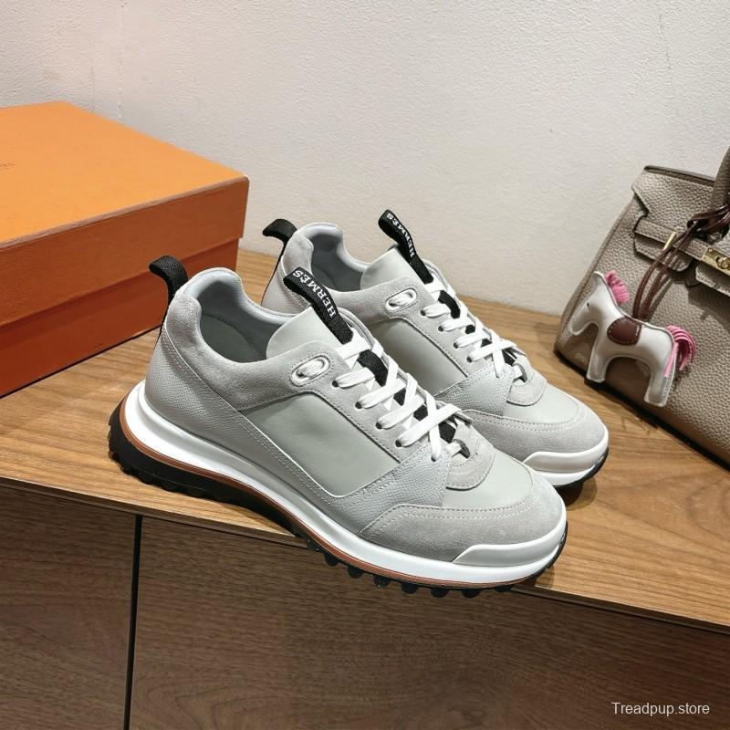 Hermès 2025/SS Autumn Winter New Boot-Type Shoes with British Color Blocking Design - AS00410