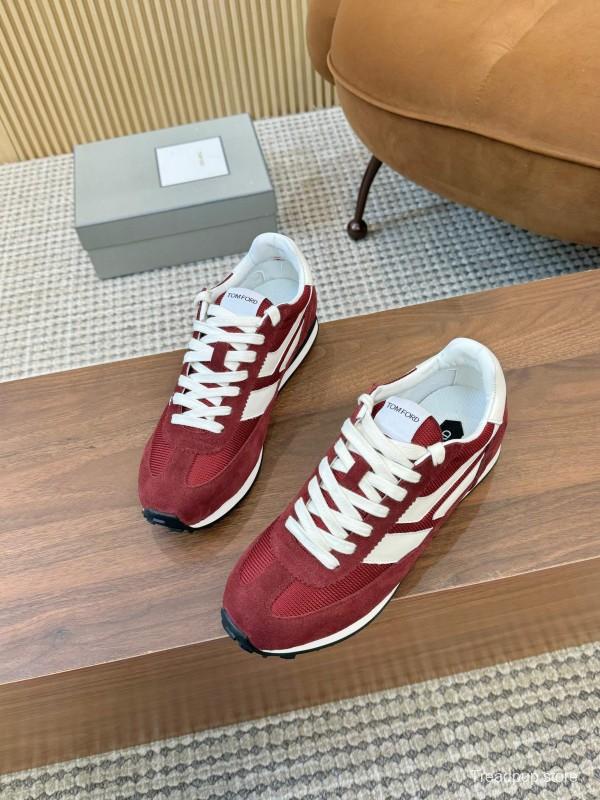 TOM FORD 2025 SS Fashion Casual Shoes with Classic Color Blocking and Cushioned Insole - AS00350