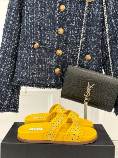 Alaia 2025SS Hollow-Out Casual Sandals - KFY00260