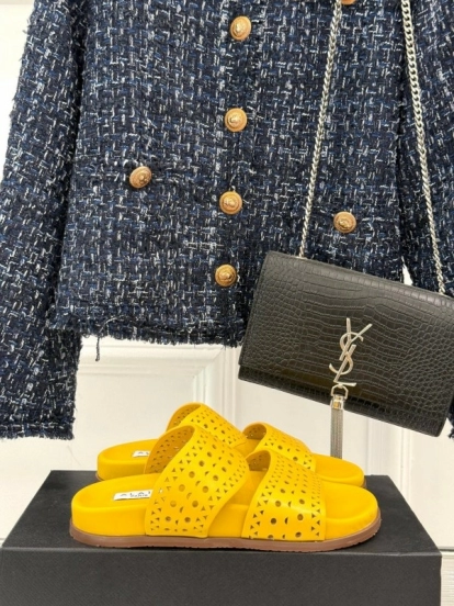 Alaia 2025 SS Hollow-Out Casual Sandals - KFY00260