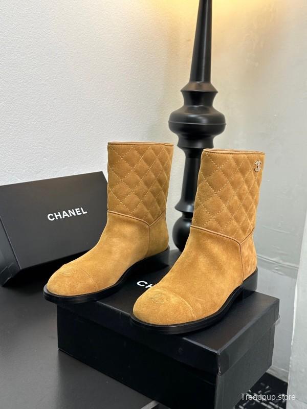 Chanel 2025 SS Short Boots Essential Fall Winter Item - LY00420