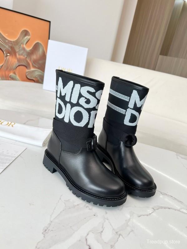 Dior 2025/SS Autumn Winter Boots Retro Work Boots Slip-On - LY00320