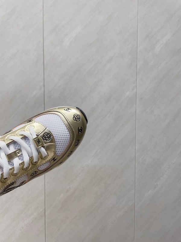 Chanel Silver Horn King II Casual Series Sneakers - KFY00330