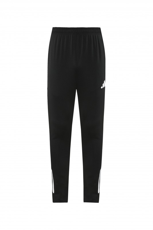 25/26  Adidas Black Full zipper Jacket Tracksuit+ long pants