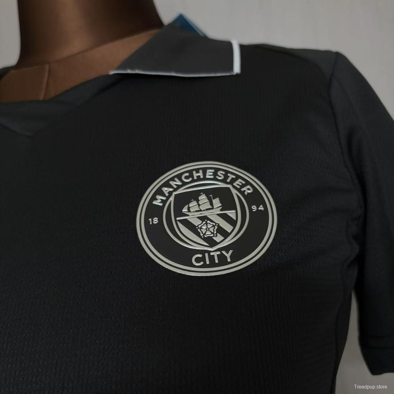 25/26 Women Manchester City Black Jersey