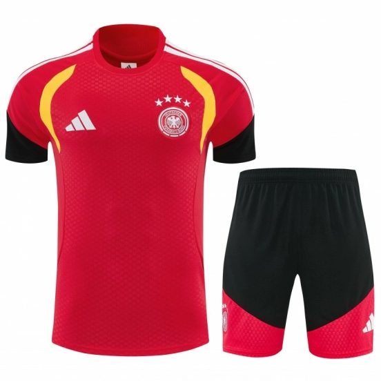 26/27  Germany Red Short Sleeve+Soccer Shorts