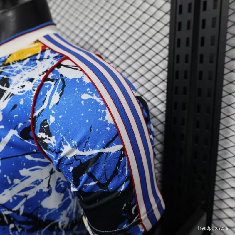 Player Version 26/27 Manchester United Multicolor Paint Splash Art Special Edition Jersey