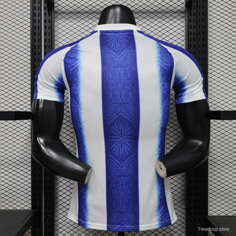 Player Version 2026 Argentina Blue & White Stripe Home Jersey