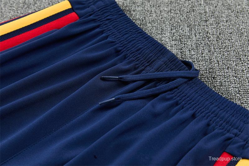 26/27 Spain Home Red Half Zipper Jacket Tracksuit + Long Pants