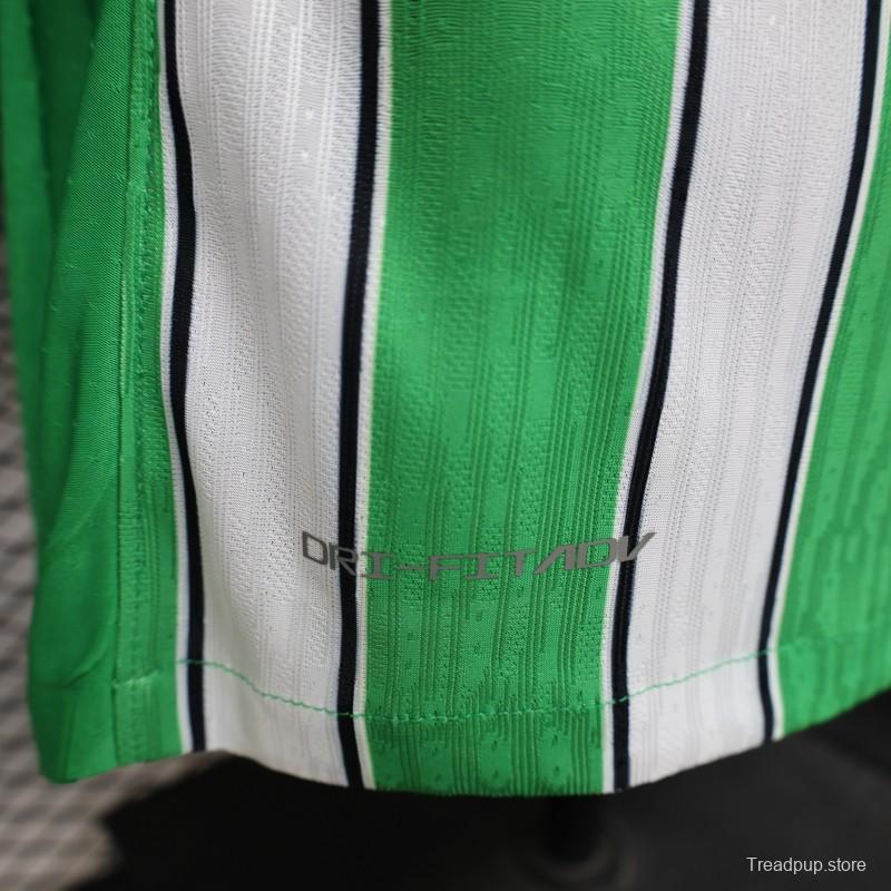Player Version 26/27 Atlético Nacional Green & White with Vertical Stripe Home Jersey