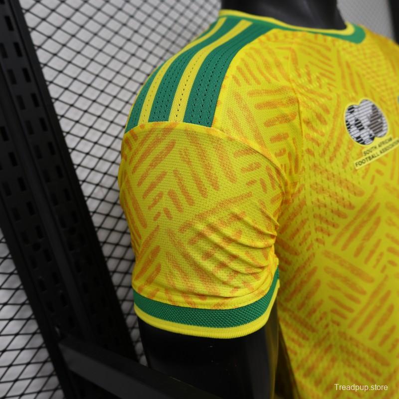 Player Version 26/27 South Africa Yellow & Green  Home Jersey (Adidas)