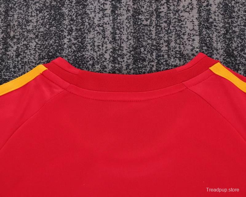 Retro Kids 2008 Spain Home Jersey