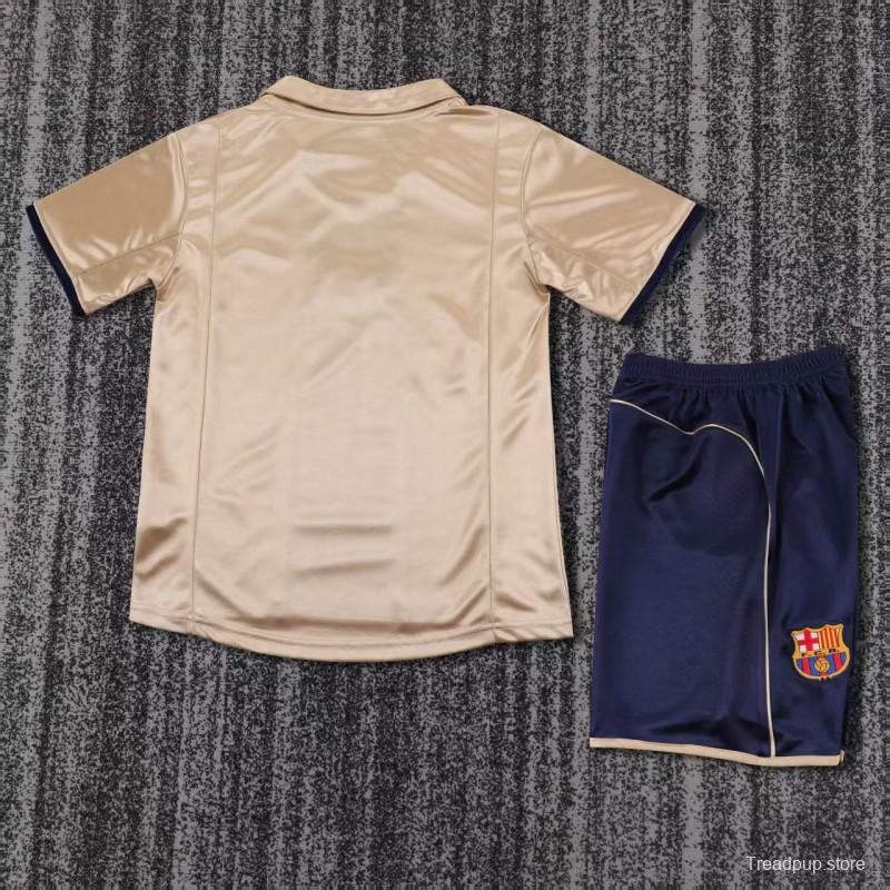 Retro Kids 01/02 Barcelona Away Jersey