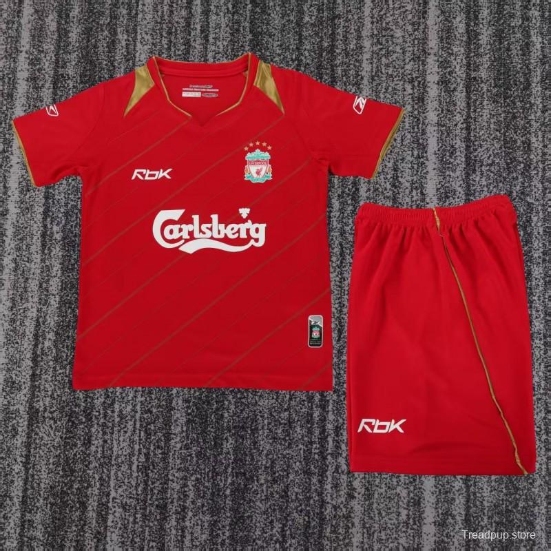 Retro Kids 05/06 Liverpool Home Jersey