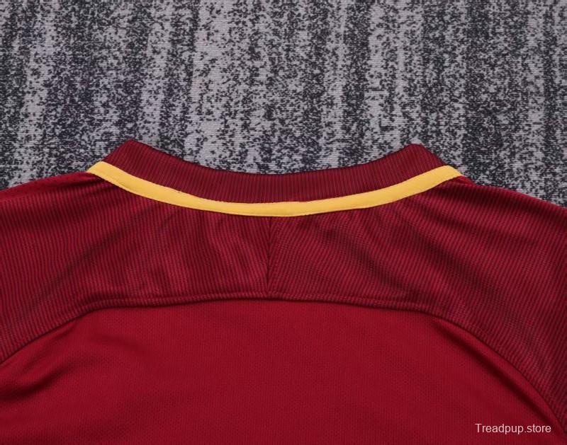 Retro Kids 17/18  AS Roma Home Jersey