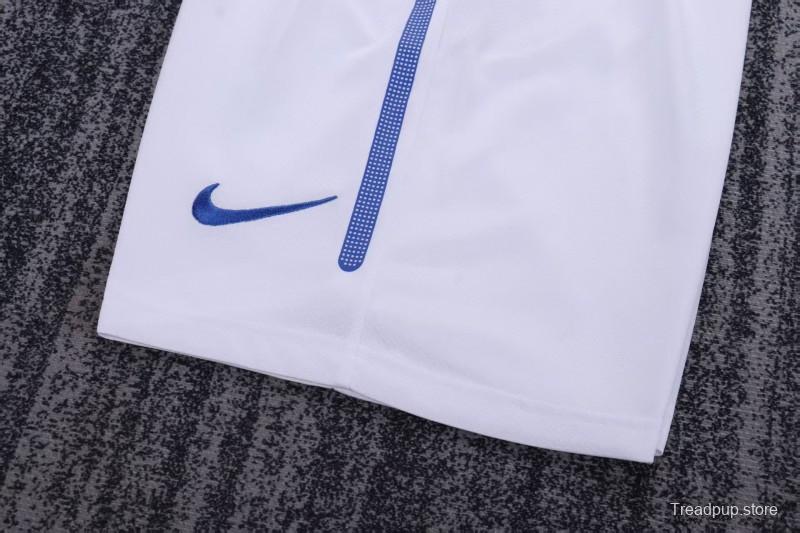 Retro 2010/11 Kids Brazil Blue & White Away Jersey