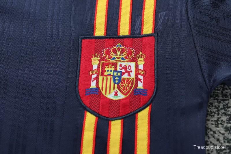 Retro Kids 1996 Spain Away Jersey