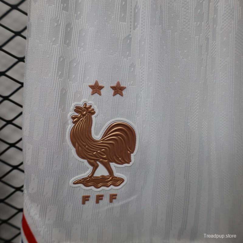 Player Version 2026 France Home White  Shorts
