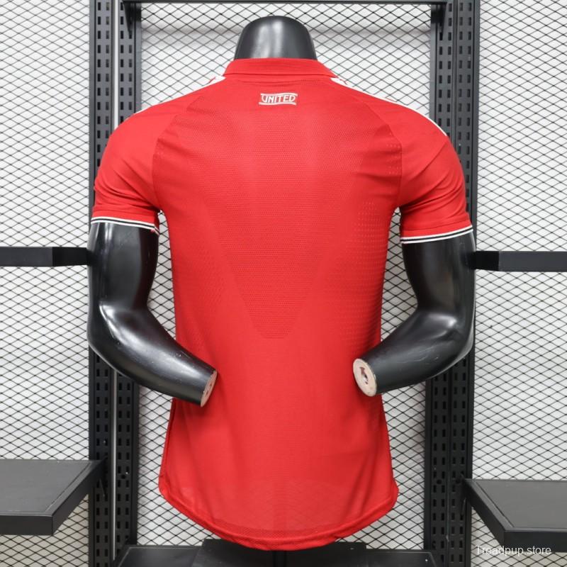Player Version 26/27 Manchester United Red Home Jersey