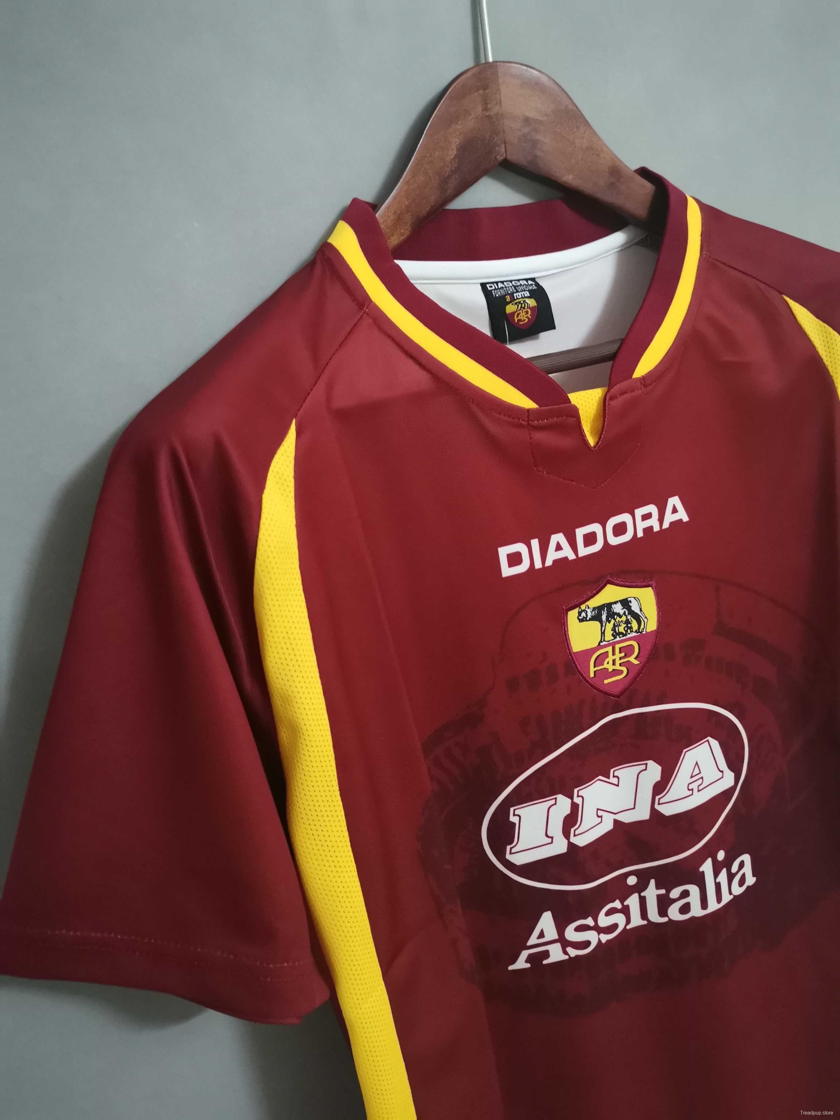 Retro 97 98 Roma Home Jersey