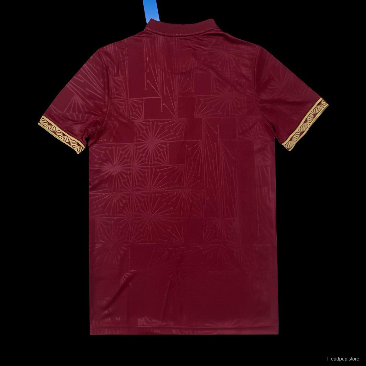 2025 Mexico Gold Cup Wine Jersey