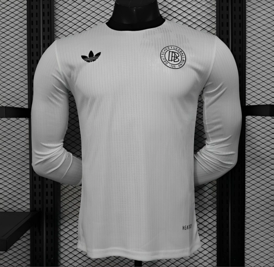 Player Version 2025 Germany Home Long Sleeve 125Th Anniversary Jersey