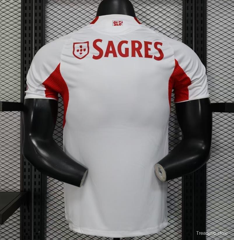 Player Version 25/26 Benfica Third WHITE Jersey