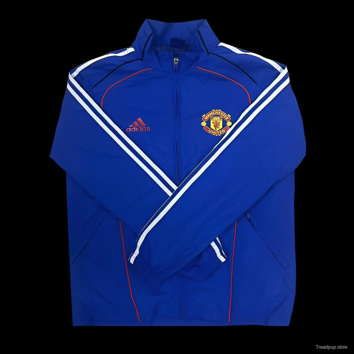 25/26 Manchester United Blue Windbreaker