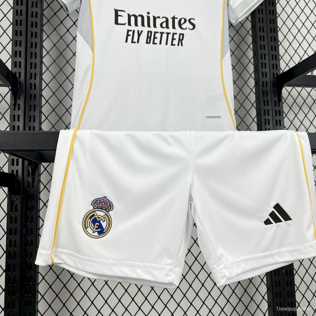 25/26 Kids Real Madrid Home Jersey