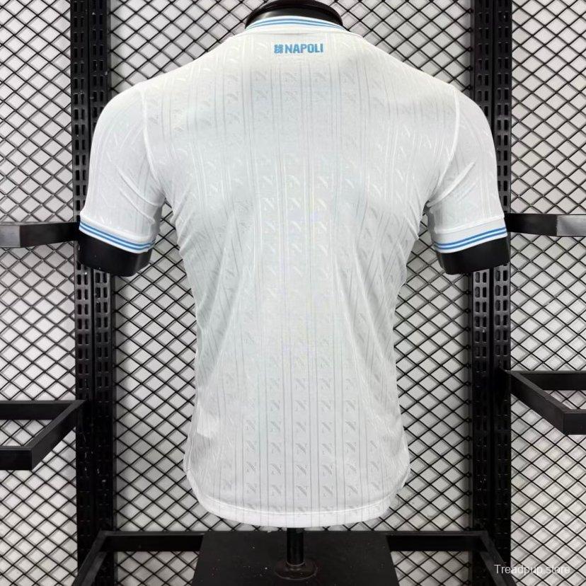 Player Version 25/26 SSC Napoli Champion Away White Jersey