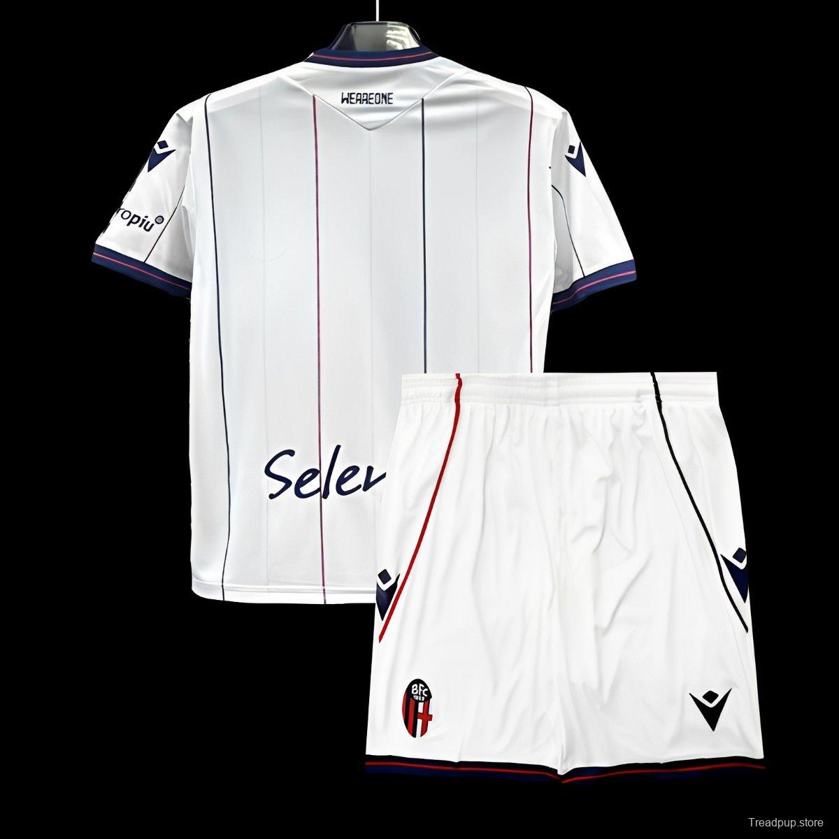 25/26 Kids Bologna Away White Jersey