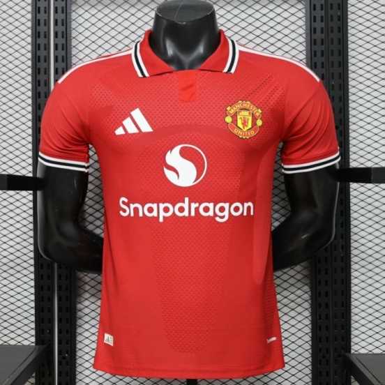 Player Version 25/26 Manchester United Red  Home Jersey