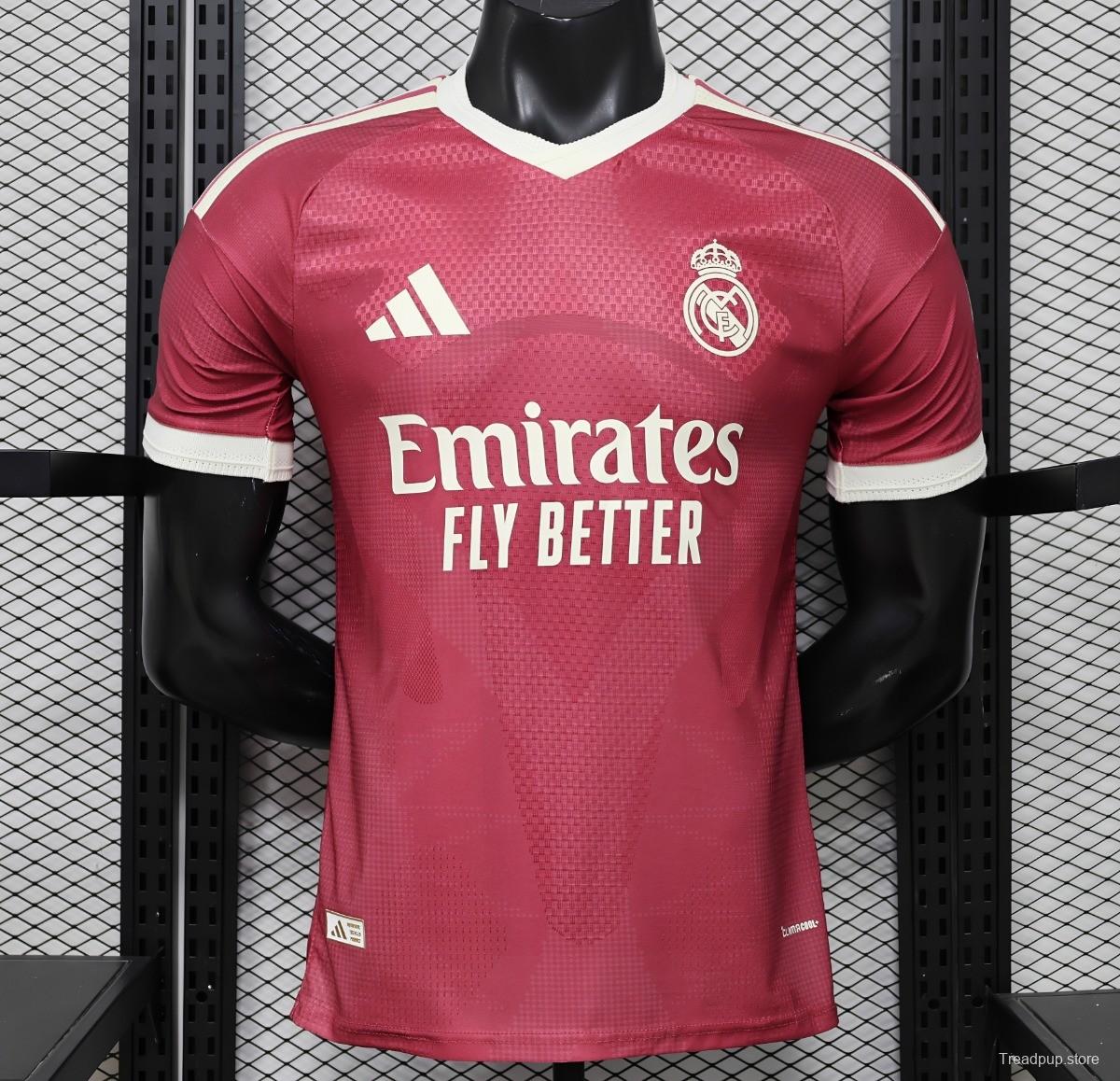 Player Version 26/27 Real Madrid Third Burgundy Red Jersey