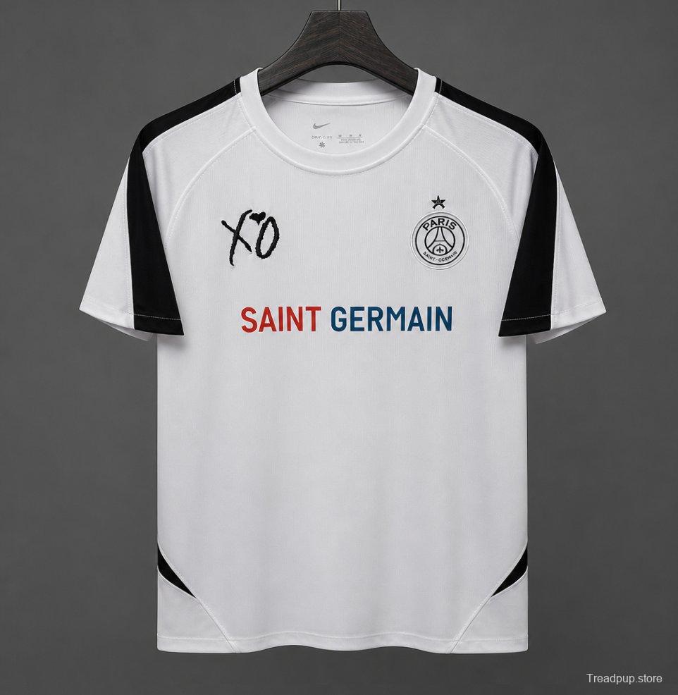 26/27 PSG x XO "Paris Los Angeles" Special Edition White Jersey