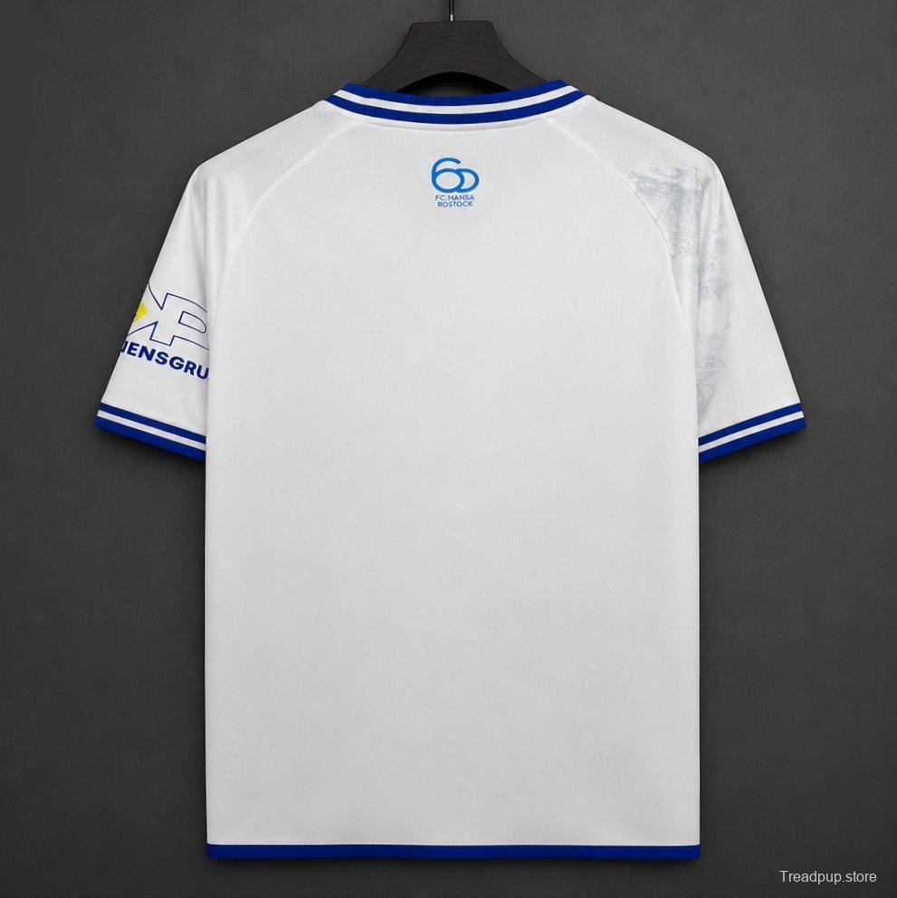 26/27 FC Hansa Rostock White  Away Jersey